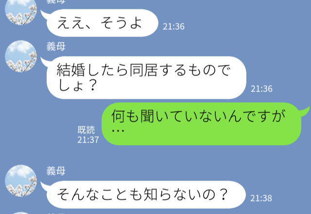 『結婚したら同居するものでしょ？』こっちの都合はガン無視？！⇒同居を強要され、自分勝手な彼に愛想をつかす…