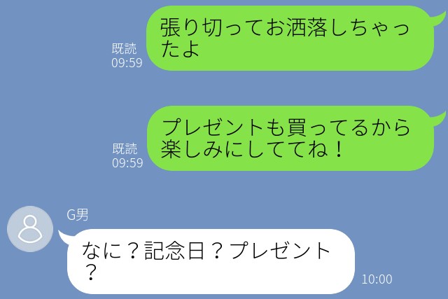 【最悪な記念日】プレゼントも用意したのに…彼氏『記念日？なにそれ？』⇒“とぼける理由”を知り思わず絶句…