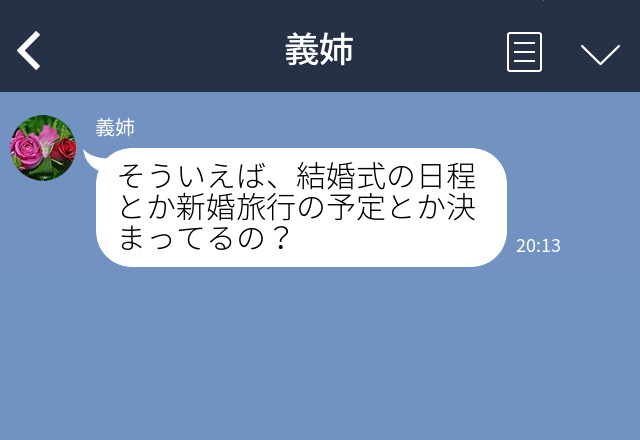 『結婚式はしないです』義姉『はあ！？』夫婦で合意した決定に納得のいかない様子の義姉…⇒“疑い深い発言”連発でウンザリ…！