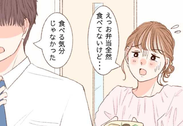 夫が帰宅…妻「えっ全然食べてない…」夫「気分じゃなかった」まさかの“お弁当を全残し”！？→後日、夫の【更なる愚行】を知り、妻唖然…